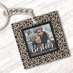 Best Friends Photo Keychain<br><div class="desc">A fun best friends keychain. Add a photo of you and your BFF. Personalize this besties keychain with your photo and names. Makes a fun gift for a friend. Designed for you by Blackberry Boulevard.</div>