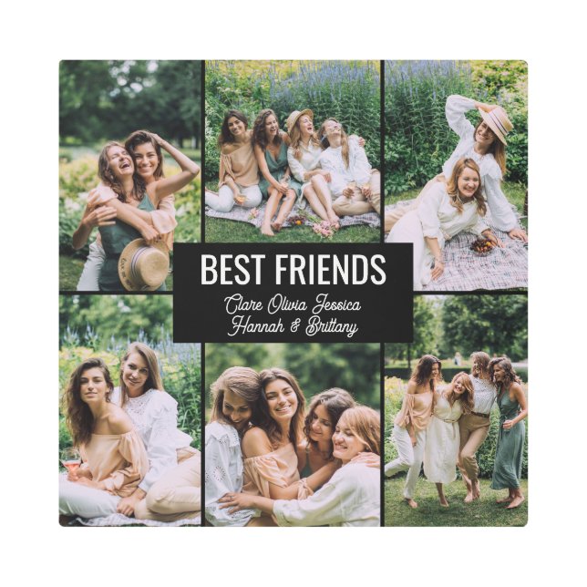 Best Friends Photo Metal Print (Front)