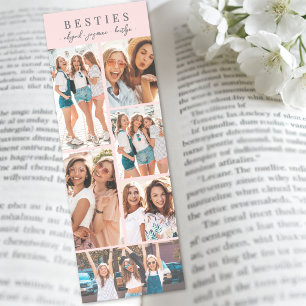 Best Friends Pink BFF Photo Bookmarks