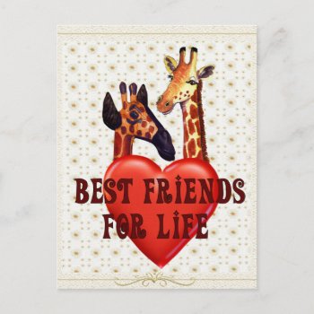Best Friends Postcard by Crazy_Card_Lady at Zazzle