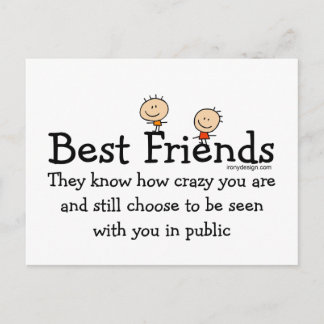 Best Friends Postcard