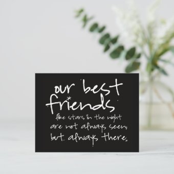 postcard to best friend