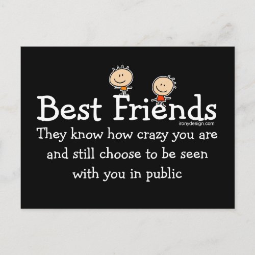 Best Friends Postcard