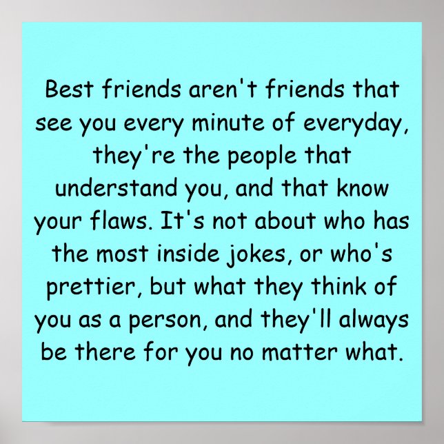 Best Friends Poster (Front)