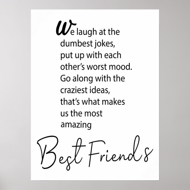 Best Friends Poster (Front)