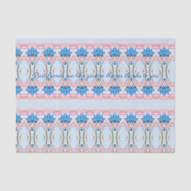 Best Friends Pretty Floral Tissue Paper (Front)