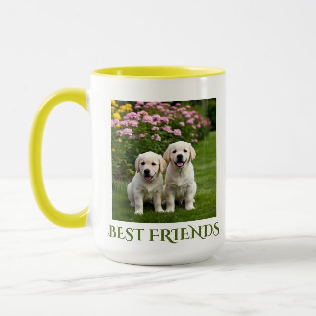 Best Friends Puppies Mug (Left)