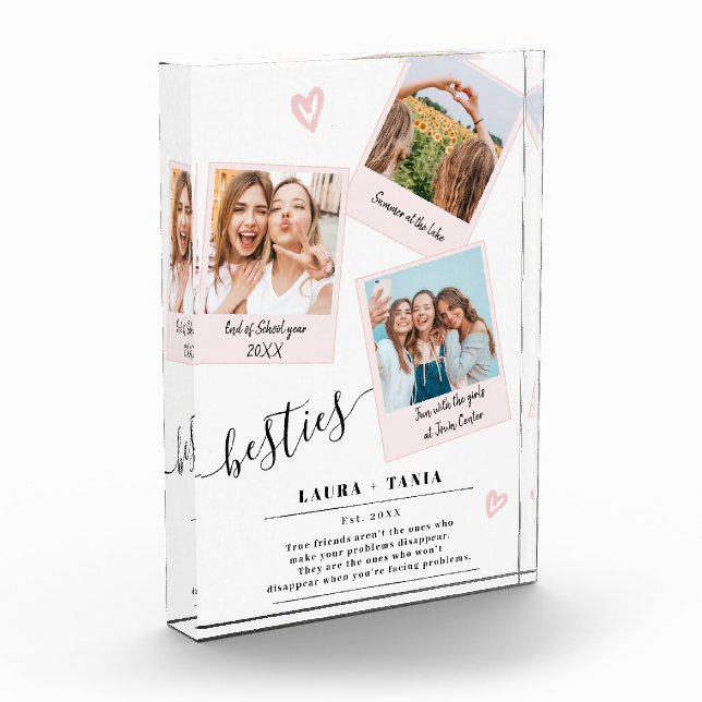 best friends script 3 photos booth collage grid  (Left)