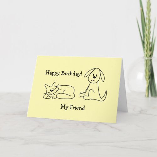 Best Friends Secrets Birthday Card