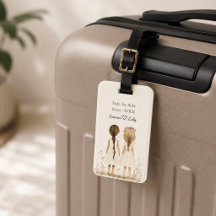 Best Friends Since Personalized Name Luggage Tag