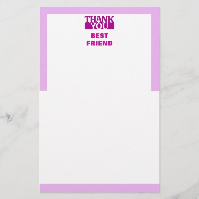 Best friends - stationery (Front)