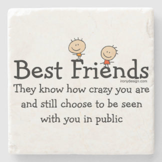 Best Friends Stone Coaster