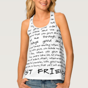 Best friends tank top