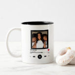 Best Friends Unique Personalized Photo Gift Two-Tone Coffee Mug<br><div class="desc">Best Friends Unique Personalized Photo Gift</div>