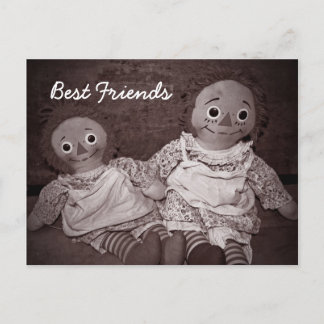 Best Friends Valentine Holiday Postcard