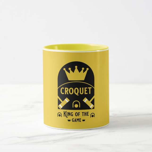 best funny croquet game player mug (Center)