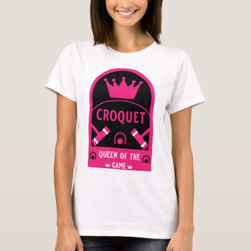best funny croquet game player T_Shirt