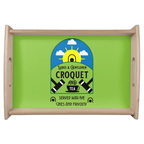 Best Funny Croquet Game Serving Tray