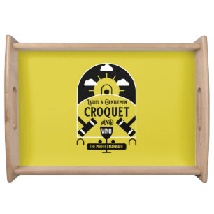 Best Funny Croquet Game Serving Tray