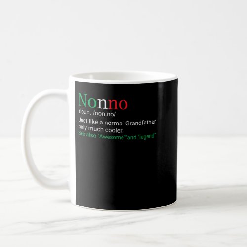 Best Funny Nonno Italian Grandfather Definition Gi Coffee Mug