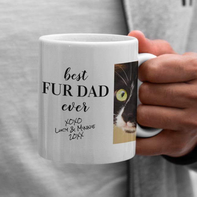Best Fur Dad Ever Photo Coffee Mug