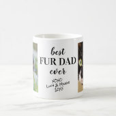 Best Fur Dad Ever Photo Coffee Mug (Center)