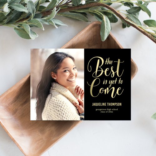 Best Future EDITABLE COLOR Graduation Announcement