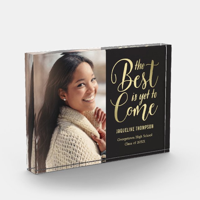 Best Future EDITABLE COLOR Graduation Block (Left)