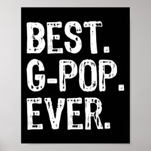 Best G-pop Ever Family Cool Funny Gpop Poster