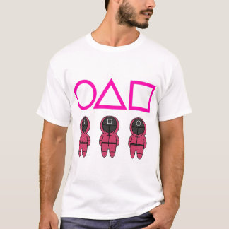 best game on movie octopus squid pink game symbols T-Shirt