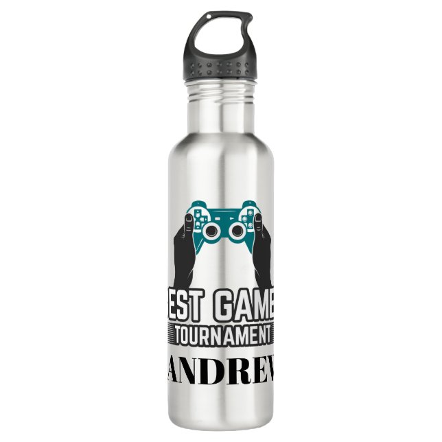 Best Gamer  Stainless Steel Water Bottle (Front)