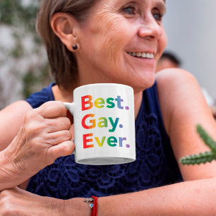 Best Gay Ever LGBT Rainbow Flag Gay Pride Mug