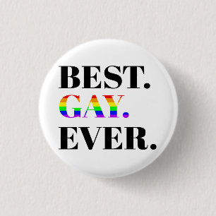 Best Gay Ever MLM Pride Button