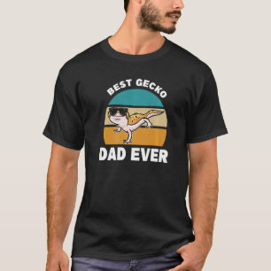 Best Gecko Dad Ever Reptile Pet Lizard Leopard Ge T-Shirt
