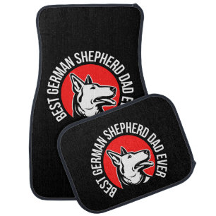 Best German Shepherd Dad Ever             Car Floor Mat