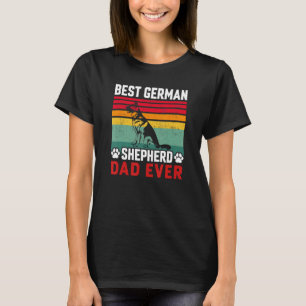 Best German Shepherd Dad Ever Daddy Dog Owner 1 T-Shirt