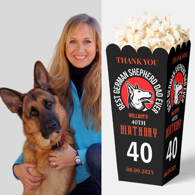 Best German Shepherd Dad Ever      Favor Boxes (Creator Uploaded)