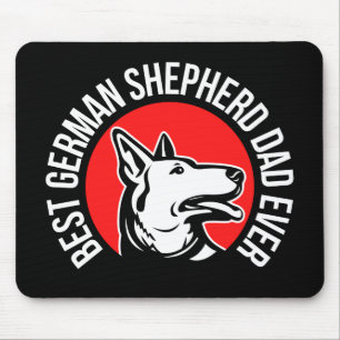 Best German Shepherd Dad Ever Mouse Pad