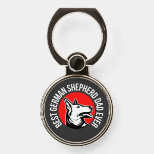 Best German Shepherd Dad Ever Phone Ring Stand