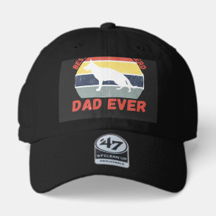 Best German Shepherd dad ever quote Funny Shepherd 47 Brand Hat