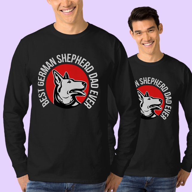 Best German Shepherd Dad Ever    T-Shirt (Creator Uploaded)