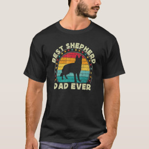 Best German Shepherd Dad For Men Shepherd GSP Dad T-Shirt