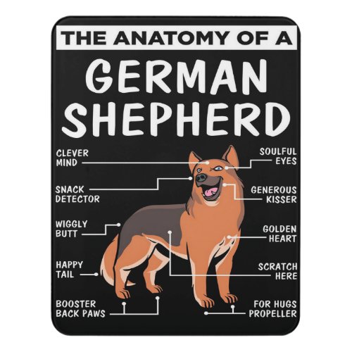 Best Gift Anatomy Of A German Shepherd Door Sign