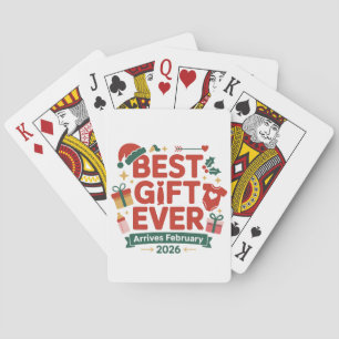 Best Gift Arrives in Febuary 2026 Christmas Couple Poker Cards