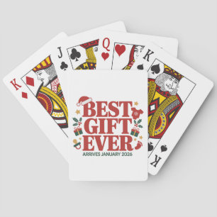 Best Gift Arrives in January 2026 Christmas Couple Poker Cards