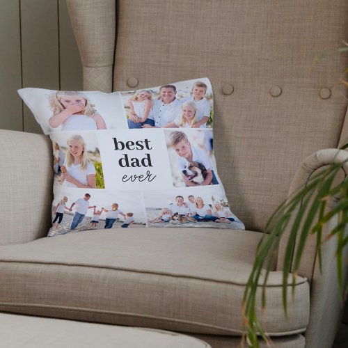 Best Gift Editable Color Photo Throw Pillow