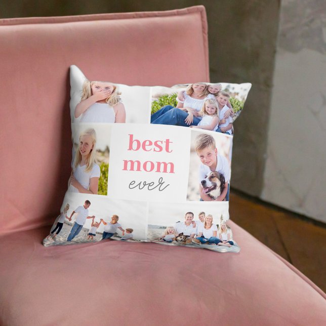 Best Gift Editable Color Photo Throw Pillow (Creator Uploaded)