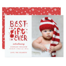 christmas birth announcements