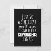 Kirynurd Coworker Leaving Card, Funny Miss You Card For Colleague - View #9