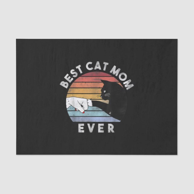 Best Gift For Lover Cat | Beauty Cat Gifts Tissue Paper (Front)